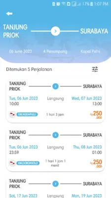 Ataratiket android App screenshot 2